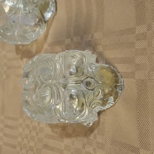 Clear Resin Handmade Skull Tealight Holder